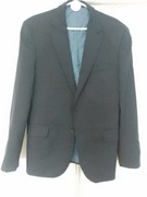 Marynarka męska BYTOM granat M 176/104 100% wełna