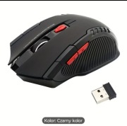 Myszka Gamingowa Bezprzewodowa czarna