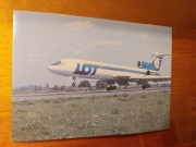 Pocztówka PLL LOT Tupolev 154M Medium/Long Range Transport Aircraft