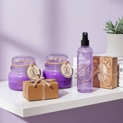 Zestaw Lawendowy "Lavender Whisper & Purple Essence"  !HAND MADE!