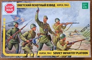 ZVEZDA Z8077 Soviet Infantry Platoon, Kursk 1943