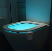 Toaletowa lampka z czujnikiem ruchu