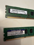 2x 4GB DDR3 RAM (8GB) – 1600 MHz + 1333 MHz – sprawne