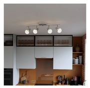 Lampa sufitowa LED ledowa ruchome ramiona i reflektory szklane klosze 20w