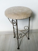 Taboret stołek metalowy