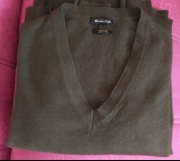 Massimo Dutti sweter z jedwabiem S