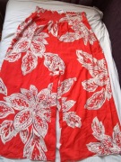 Spodnie czerwone wide leg, Rozmiar L- XL.Next