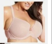 100F biustonosz plus size pudrowy róż panache sculptresse sasha