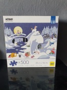 Puzzle "Zima Muminków" 500 elementów kompletne 