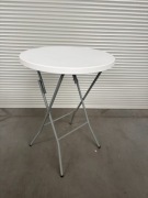 Stół koktajlowy cateringowy bankietowy barowy wysoki składany 80x110cm