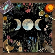 Gobelin ścienny obrus obraz kilim potrójna bogini triple moon księżyc