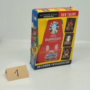Topps match attax euro 2024 ultimate stage booster tin 1 raw talent