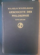 Wilhelm Windelband Geschichte der Philosophie