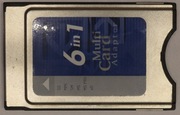 CZYTNIK PCMCIA 6in1 SD MMC SM MS MSPRO xD
