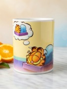 Garfield komiks  prezent kubek Ceramiczny dla miłośników spania i jedzenia 