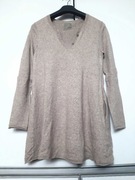 Line Of Oslo rozkloszowany sweter kaszmir wełna XS