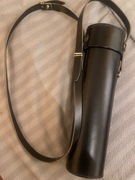 Myśliwski futerał na optykę do karabinu skórzany 