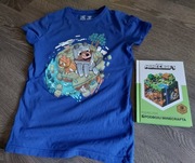 Koszulka Next Minecraft+ książka o podboju M.+