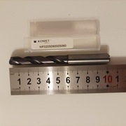 Wiertło węglikowe Komet fi 9.00  z chłodzeniem.Dł L=103.0mm,regenerowane