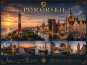 Plakat Pomorskie A4 Dekoracja Ścienna 210g