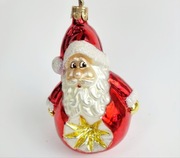 Bombka szklana Mikołaj ozdoba świąteczna Boże Narodzenie 