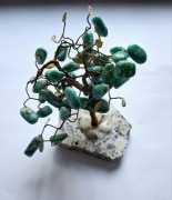 Drzewko szczęścia turkusowe wys.12cm