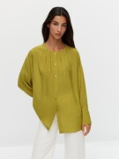 MASSIMO DUTTI limonkowa bluzka 