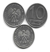 10 ZŁ  NOMINAL z 1987 r.    No.87.