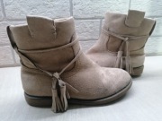 Botki zamszowe rozmiar 32 