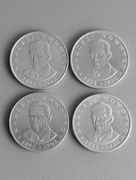 20 zł Marceli Nowotko 1974 i 1976 PRL monety komplet monet 4 szt 20 złotych