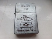 Super Zapalniczka Zippo Wietnam Replika Snoopy Bien-Hoa 1963 Grawer