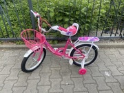 Rower dziewczęcy 16 cali róż