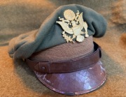 Officers Visor Cap US Army Crusher WWII