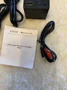 HDMI audio extractor Rozgałężnik HDMI 1/2 aktywny 1-wej/2-wyj 2K/4K/UHD/3D