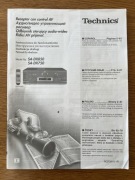 INSTRUKCJA OBSŁUGI AMPLITUNER TECHNICS SA-DX850  SA-DX750 PL