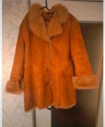 Sztuczny kożuch w stylu vintage