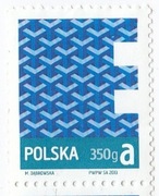 Znaczek Poczta Polska 350 g a 2013 r