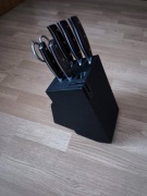 Stojak na noże blok drewniany