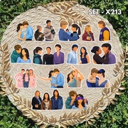 Komplet naklejek | Miłość na lodzie