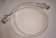 Kabel Ethernet RJ45 1 metr Cat. 5E biały/niebieski