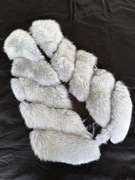  futro naturalne bezrękawnik S 36 futerko srebrne szare