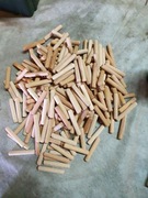 Kołki drewniane meblowe montażowe 8x35 mm 6x30 mm