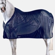Derka siatkowa przeciwko owadom Equiline coperta granatowa  135cm