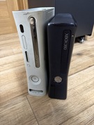 Dwie konsole Xbox 360 fat i slim uszkodzone