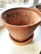 Ikea doniczka z podstawką INGEFARA terakota 20cm