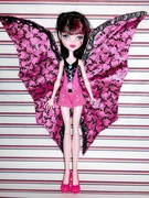 Monster High Draculaura ''Ghoul to Bat'' ~ Transforming Doll USZKODZONA 