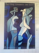 Jan Lenica -Dwa teatry-plakat