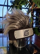 Peruka + ochraniacz Kakashi Hatake Cosplay Naruto