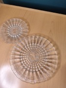 Talerz Patera Cora Eryka Trzewik Drost Huta Ząbkowice szkło