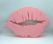 Usta – Dekoracja 2D na Ścianę (Line Art)